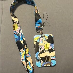 Johnny Bravo - Lanyard and ID card holder